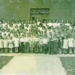 Vacation Bible School students at Ferguson Baptist Church in the 1955. Cannot be enlarged.