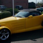 The Last Horseman starred on the seventh grade Whiz Kids at Ferguson, then when the high school closed he transferred elsewhere, made All State, played at Western Kentucky University, and became a biomedical researcher. He is shown here with his beloved Plymouth Prowler at a Ferguson reunion at the Parkette Drive In on New Circle Road in Lexington.