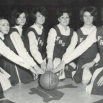 The 1966-67 Ferguson Varsity Cheerleaders. These girls deserved a lot of credit. It being common knowledge the school was closing, players were already transferring out to other schools, and the varsity struggled. With crowds dwindling and interest waning, these six cheerleaders worked doubly hard to keep enthusiasm high. They were the final keepers of a proud 40 year tradition. From left are Sylvia Hamm, Nellie Goff, Barbara Flynn, Sonia Keith, Brenda New and Margaret Tucker. Nellie would marry Mike Richardson, pictured below. Barbara would become an important political figure. Margaret would become a nurse. The 1966-67 Ferguson Varsity Cheerleaders. These girls deserved a lot of credit. It being common knowledge the school was closing, players were already transferring out to other schools, and the varsity struggled. With crowds dwindling and interest waning, these six cheerleaders worked doubly hard to keep enthusiasm high. They were the final keepers of a proud 40 year tradition. From left are Sylvia Hamm, Nellie Goff, Barbara Flynn, Sonia Keith, Brenda New and Margaret Tucker. Nellie would marry Mike Richardson, pictured below. Barbara would become an important political figure. Margaret would become a nurse.