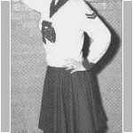 The 1962-63 Ferguson Warhorses finished 26-7 and won a third straight district title, beating Somerset 47-45 in the finals. They won by scores like 85-24 over Mackville, 74-40 over Eubank, 69-29 over Danville Bate, 77-36 over Burnside and 67-35 over Pulaski. A heartbreaking loss to Somerset in the 12th Region kept Ferguson from the State Tournament.
Eldridge LaFavors (left) was the playmaking guard and Dorinda Johnson (right) was cheerleading captain. Both were seniors. Dorinda was named to the All 12th Region Cheerleading Team and as the girl receiving the most votes, was named Captain. The 1962-63 Ferguson Warhorses finished 26-7 and won a third straight district title, beating Somerset 47-45 in the finals. They won by scores like 85-24 over Mackville, 74-40 over Eubank, 69-29 over Danville Bate, 77-36 over Burnside and 67-35 over Pulaski. A heartbreaking loss to Somerset in the 12th Region kept Ferguson from the State Tournament. Eldridge LaFavors (left) was the playmaking guard and Dorinda Johnson (right) was cheerleading captain. Both were seniors. Dorinda was named to the All 12th Region Cheerleading Team and as the girl receiving the most votes, was named Captain.