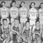 This is the 1962-63 Ferguson JV team, coached by Bernard Tichenor. Kneeling from left are Paul Stephens, Terry Goff, xx Hunt, Dan Gibson, xx Burton and Bert Young. Standing from left are Kay Casada, Bobby Cundiff, Autry Stephens, Kerry Cowan, Donnie Cox, Gary "Chucky" Wallace and Coach Tichenor. This team won 22 games and gave fans every reason to expect Ferguson's success to continue as long as Childers remained.
We need first names for Hunt, Burton and Cox. This is the 1962-63 Ferguson JV team, coached by Bernard Tichenor. Kneeling from left are Paul Stephens, Terry Goff, xx Hunt, Dan Gibson, xx Burton and Bert Young. Standing from left are Kay Casada, Bobby Cundiff, Autry Stephens, Kerry Cowan, Donnie Cox, Gary "Chucky" Wallace and Coach Tichenor. This team won 22 games and gave fans every reason to expect Ferguson's success to continue as long as Childers remained. We need first names for Hunt, Burton and Cox.