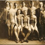 The Ferguson varsity basketball team in 1927. They had eight boys, the standard roster in those days. The shirts were made of wool. Teams only played 18 games back then, and this team won 15. There were 16 high schools in Pulaski County, and the district tournament took all week to play. The Ferguson varsity basketball team in 1927. They had eight boys, the standard roster in those days. The shirts were made of wool. Teams only played 18 games back then, and this team won 15. There were 16 high schools in Pulaski County, and the district tournament took all week to play.