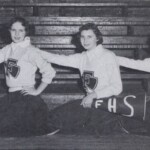 Varsity cheerleaders pose in November 1955. From left are Mary Lou Edison, Marcella Sears, Marsha Haney, Shirley Colyer and Elizabeth Ann Jones. This cheerleading squad was voted best in Pulaski County. Four years later Shirley Colyer would become a Miss Kentucky candidate. Varsity cheerleaders pose in November 1955. From left are Mary Lou Edison, Marcella Sears, Marsha Haney, Shirley Colyer and Elizabeth Ann Jones. This cheerleading squad was voted best in Pulaski County. Four years later Shirley Colyer would become a Miss Kentucky candidate.