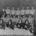 The 1949-50 Ferguson varsity. Jack Richardson is #5 in the back row. Jenny Minton is seated first on the left in the front. Right behind Jenny is Joe Ed Richardson. After graduation Jack would marry Jenny. The 1949-50 Ferguson varsity. Jack Richardson is #5 in the back row. Jenny Minton is seated first on the left in the front. Right behind Jenny is Joe Ed Richardson. After graduation Jack would marry Jenny.