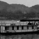 This was the Meece family houseboat, one of the first ones on the river during the first Summer after they closed the gates on the new dam and backed up Lake Cumberland over the town of Burnside.