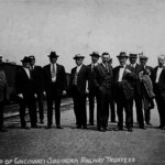 The Ferguson Shops were the heart of the Southern Railroad. Every engine on the railroad made visits to Ferguson every 100,000 miles, or more if there were a wreck or derailment or some unusual wear issue. As the most important facility on the whole line, Ferguson was frequently visited by trustees and officials. Visits were usually unannounced so they could get a true picture of how efficiently the shops were functioning. These may have been businessmen with offices in Cincinnati and Atlanta, but they knew railroading from the ground up, and they knew what to look for and what questions to ask of the men they spoke to. Despite their suits and ties, they would poke around the dirt and dust of the shops for a whole day on each visit.