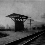 This was the Whistle Stop one mile South of Ferguson School. Express passenger trains only stopped at major stations like Lexington, Danville, Ferguson and Knoxville, but Locals stopped at "Whistle Stops" like this all along the line. Pulaski County had Whistle Stops at Science Hill, Eubank, North Somerset, Elihu and Burnside. The engineer would slow, and if he saw passengers waiting, or if anyone on board pulled the cord running along the top of the windows sounding the buzzer, , he would stop. Otherwise, he would keep going. A Local took much longer to cover the same route, but they provided much needed service to rural areas at a time when many families still had no car and many more only had one car. There were no interstates, the best highways were only two lanes, many roads were unpaved, and even good roads were very windy and hilly. Therefore, up until about 1960, it was much faster to travel by train than to drive. People from Burnside, Elihu, Science Hill and Eubank would take the train in to Somerset to work every day.