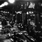 This is looking from a rear corner of the Wheeling Annex out toward the Engine House. All of these photos were taken on a Sunday afternoon when no one was working. During a normal day, over a hundred men were in this building and it would have been crowded, noisy, and very busy.